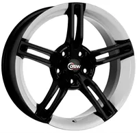 5X114.3 7X16 DSW-1186 ET35 67.1 BLACK/WHITE 1